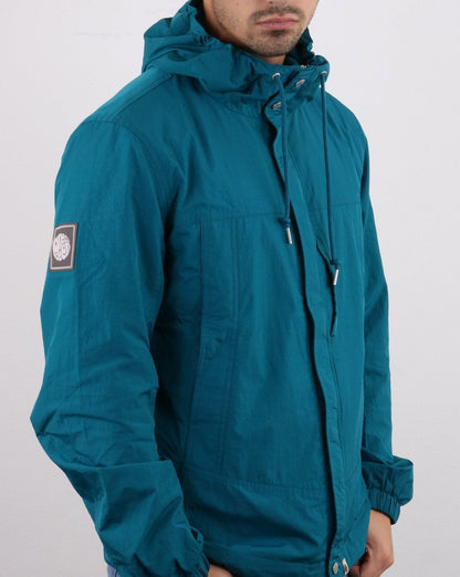 Pretty Green – Durchgehende Kapuzenjacke mit Reißverschluss, Blau