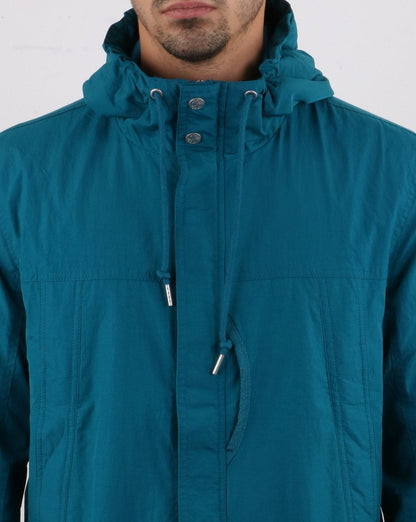 Pretty Green – Durchgehende Kapuzenjacke mit Reißverschluss, Blau