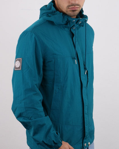 Pretty Green – Durchgehende Kapuzenjacke mit Reißverschluss, Blau