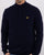 Lyle And Scott Quarter Zip Funnel Neck Jumper Dark Navy
