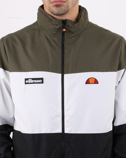 Ellesse – Tri-Colour-Jacke in Khaki