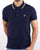 Lyle And Scott Tipped Slim Fit Polo Shirt Navy/Mustard