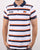 Ellesse Dual Stripe Polo Shirt White