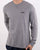 Barbour International Long Sleeve Logo Tee Grey