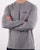 Barbour International Long Sleeve Logo Tee Grey