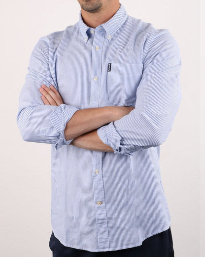 Barbour Streifenhemd Blau