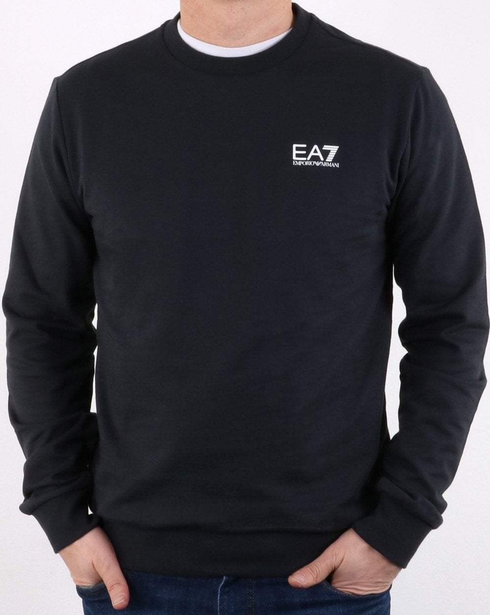 Emporio Armani EA7 Sweatshirt Marineblau