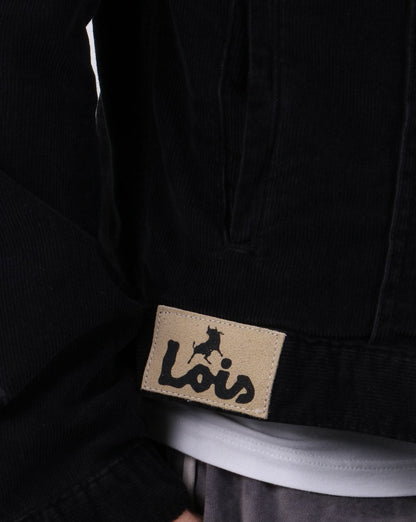 Lois Tejana Nadelkordjacke Schwarz