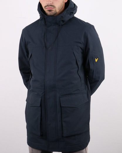 Lyle And Scott – Jacke mit Einsätzen in Marineblau