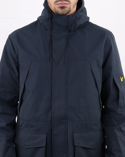 Lyle And Scott – Jacke mit Einsätzen in Marineblau