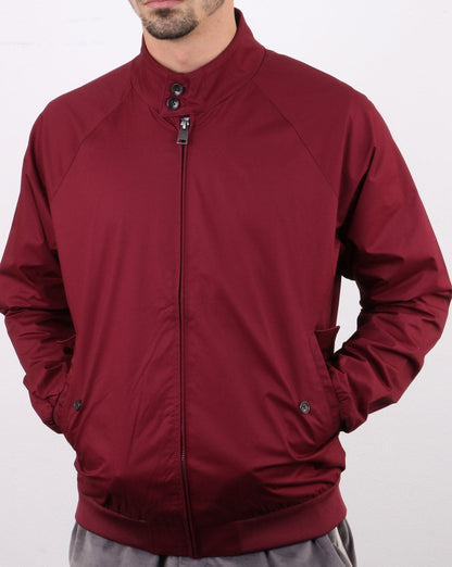 Ben Sherman Harrington-Jacke Burgund