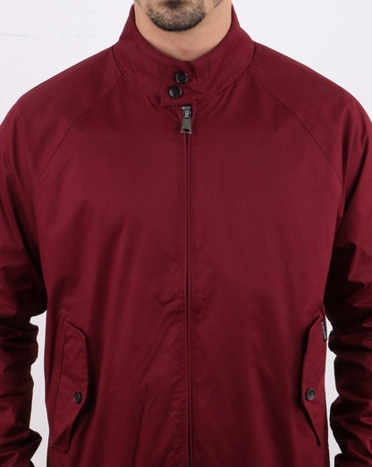 Ben Sherman Harrington-Jacke Burgund