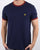Lyle And Scott Ringer T Shirt Navy/Burgundy