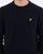 Lyle And Scott Crew Neck Lambswool Blend Jumper Navy