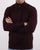 Barbour Half Zip Jumper Burgundy