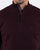 Barbour Half Zip Jumper Burgundy