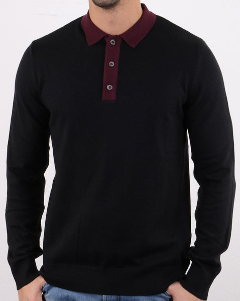 Barbour Alness Polo Shirt Black