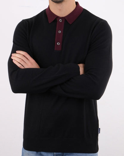 Barbour Alness Poloshirt Schwarz