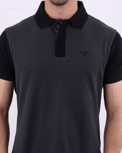 Barbour Bonar Poloshirt Schwarz