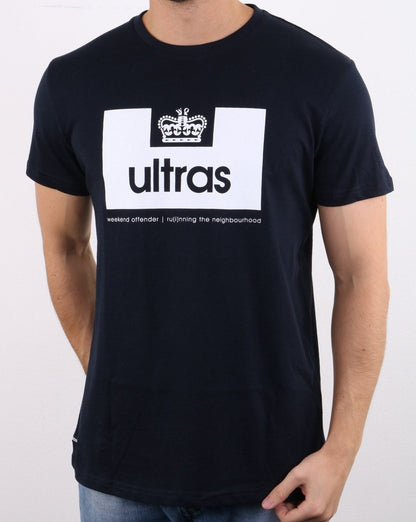 Weekend Offender Ultras T-Shirt Marineblau