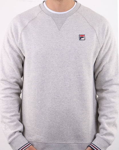 Fila Vintage Crew Sweatshirt Hellgrau meliert