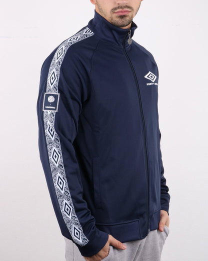 Pretty Green Umbro Trainingsjacke, Marineblau