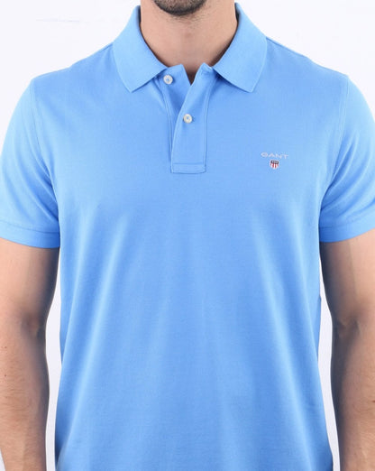 Gant Piqué Rugger Polo Hellblau