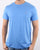 Gant Solid Crew Neck T Shirt Light Blue