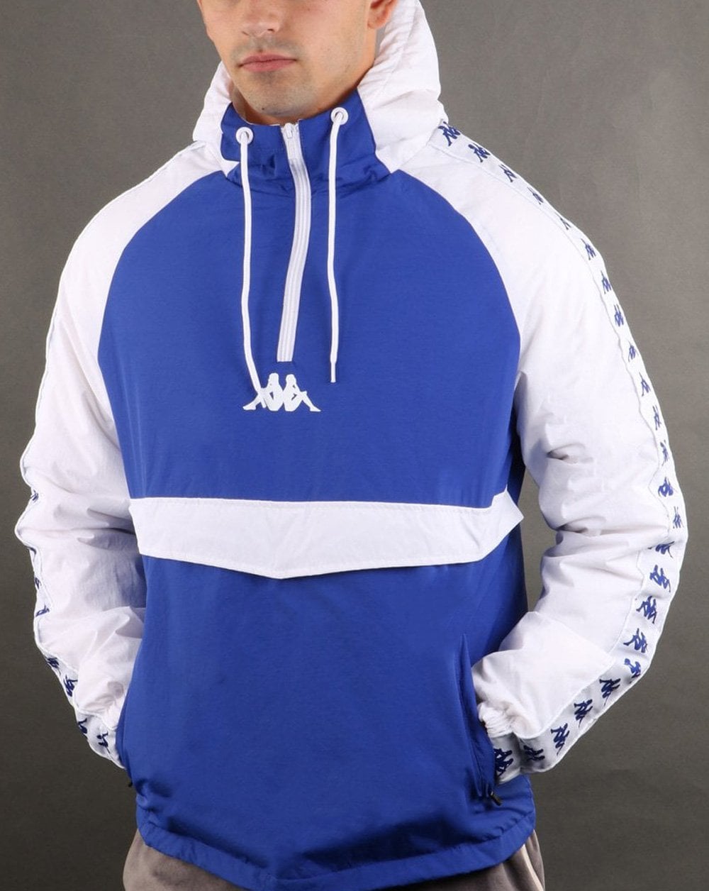Kappa Banda Britein Jacket Blue/White