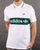 Adidas Originals Stripe Polo Shirt White/Green