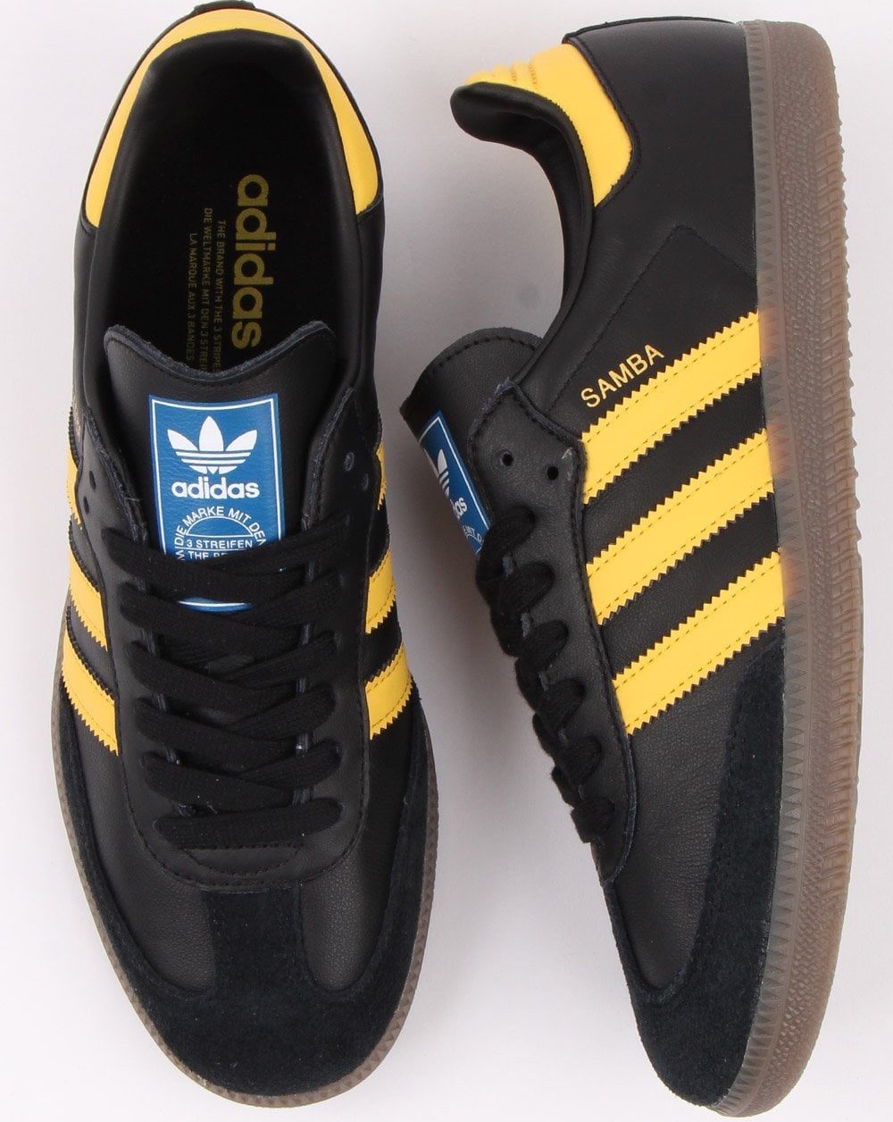 Adidas Samba Og Trainer Schwarz/Gelb