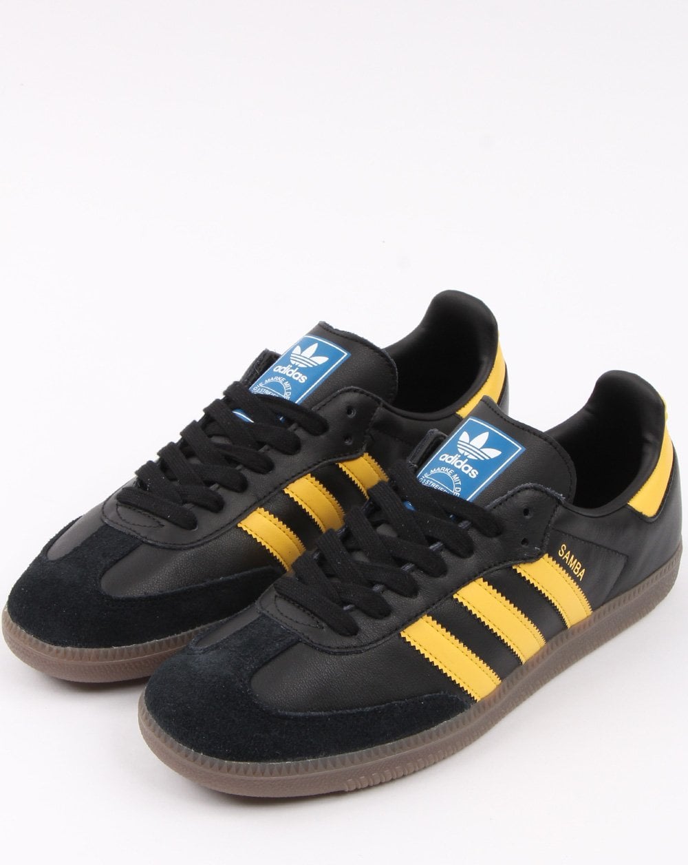 Adidas Samba Og Trainers Black/Yellow
