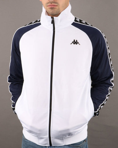 Kappa Anniston Banda Jacke Weiß/Marineblau