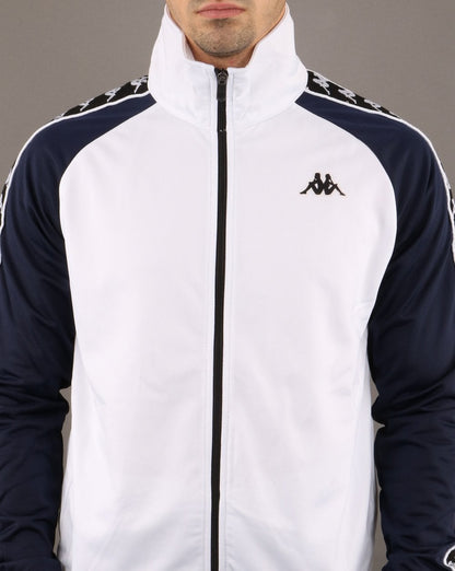 Kappa Anniston Banda Jacke Weiß/Marineblau