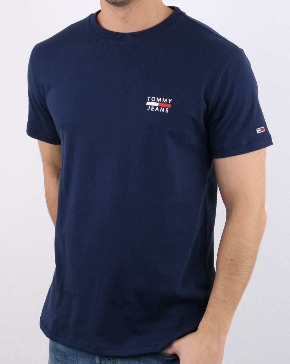 Tommy Hilfiger Logo T-Shirt Marineblau