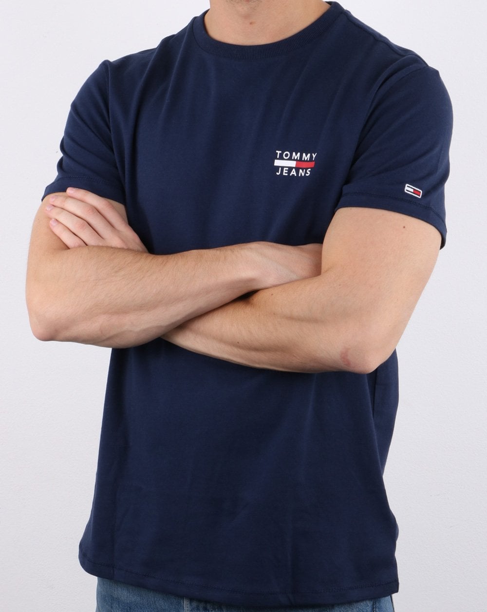 Tommy Hilfiger Logo T-Shirt Marineblau