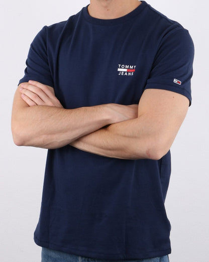 Tommy Hilfiger Logo T-Shirt Marineblau