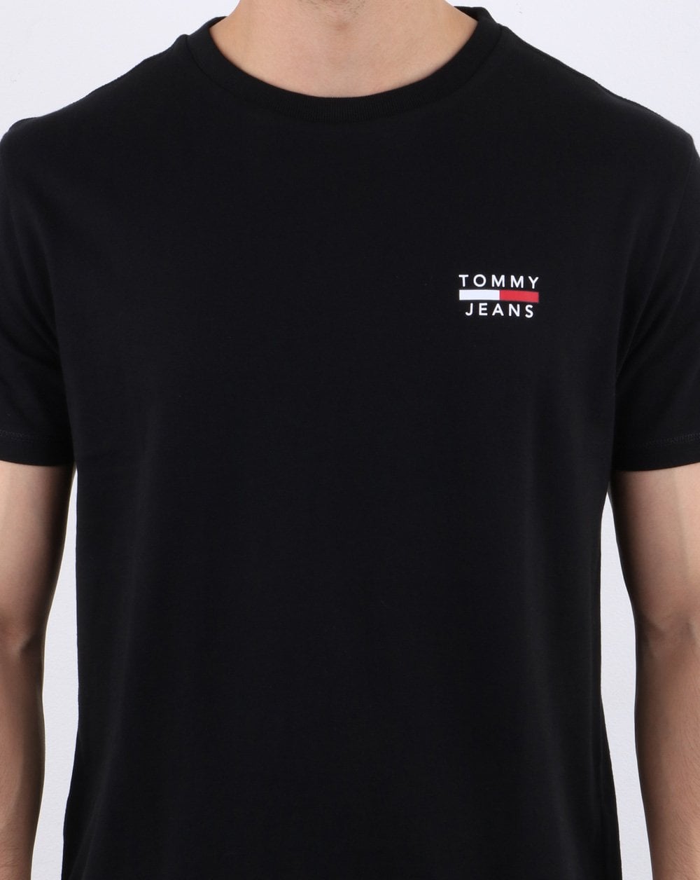 Tommy Hilfiger Logo-T-Shirt Schwarz