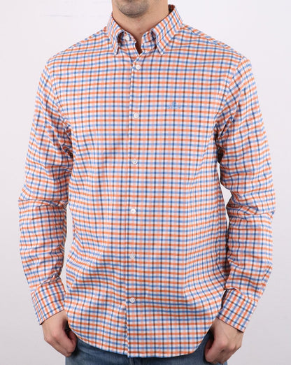 Gant Oxford Gingham Hemd Amber Glow