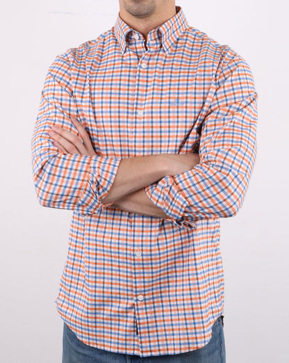Gant Oxford Gingham Hemd Amber Glow