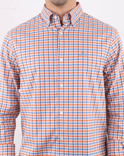 Gant Oxford Gingham Hemd Amber Glow
