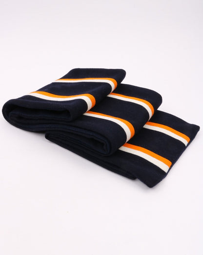 80s Casual Classics Princeton Schal Marineblau/Weiß/Orange
