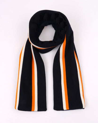 80s Casual Classics Princeton Schal Marineblau/Weiß/Orange