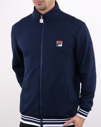 Fila Vintage Simba Trainingsjacke Marineblau/Weiß