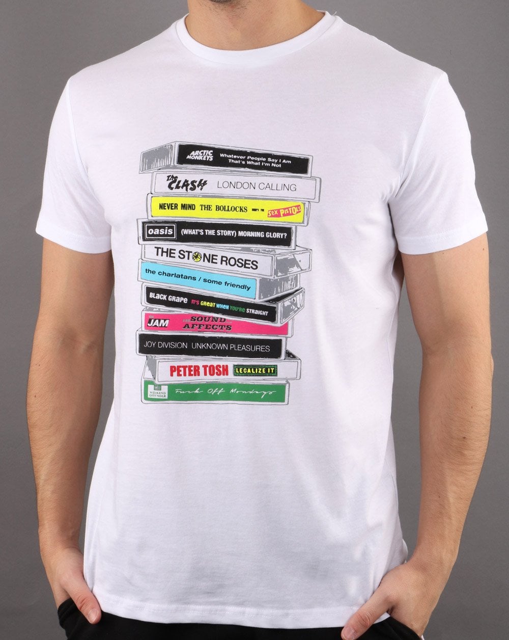 Weekend Offender Kassetten T-Shirt Weiß
