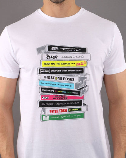 Weekend Offender Kassetten T-Shirt Weiß