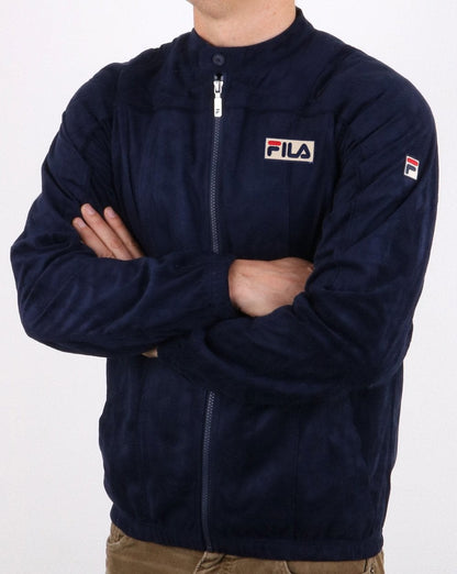 Fila Vintage Terrinda Mk3 Pro Badge Trainingsjacke, Marineblau