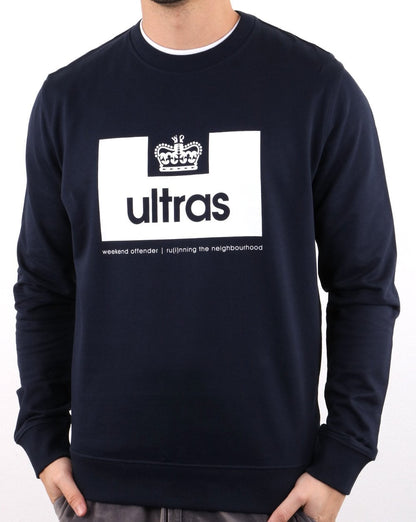 Weekend Offender Ultras Sweatshirt Marineblau
