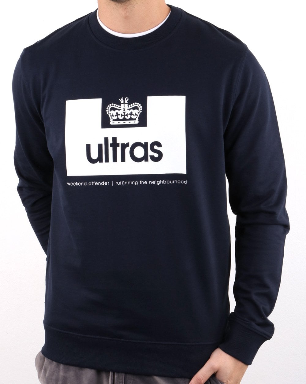 Weekend Offender Ultras Sweatshirt Marineblau
