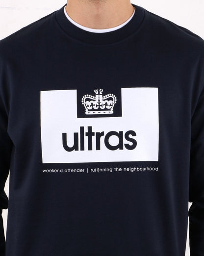 Weekend Offender Ultras Sweatshirt Marineblau